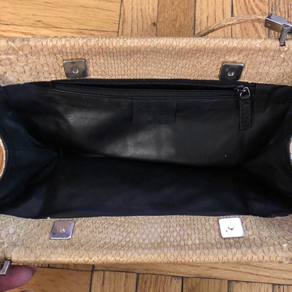 Gucci Bags Vintage Gucci Snakeskin Clutch Poshmark